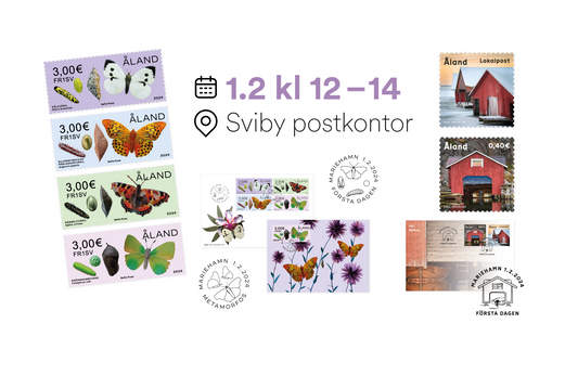Välkommen på frimärksutgivning 1 februari