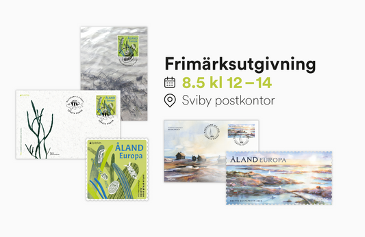 Välkommen på frimärksutgivning 8 maj