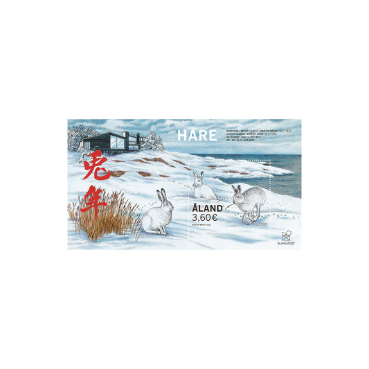 Åländska harar på strövtåg på årets zodiakutgåva