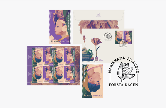 Frimärken lyfter visionen om en hållbar framtid på Åland