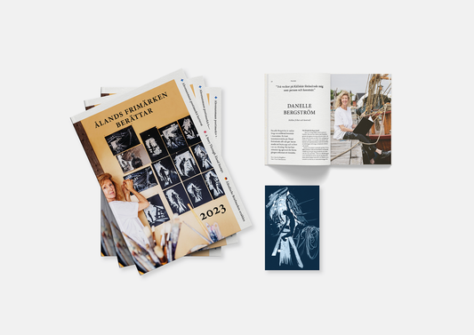 Ny Ålandsbok presenterar guldkorn från frimärksåret 2023