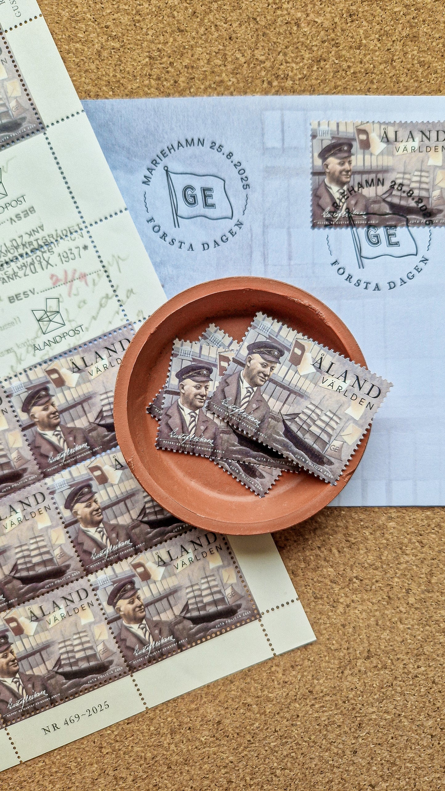 Rederi Ab Gustaf Eriksons arkiv - ostämplat