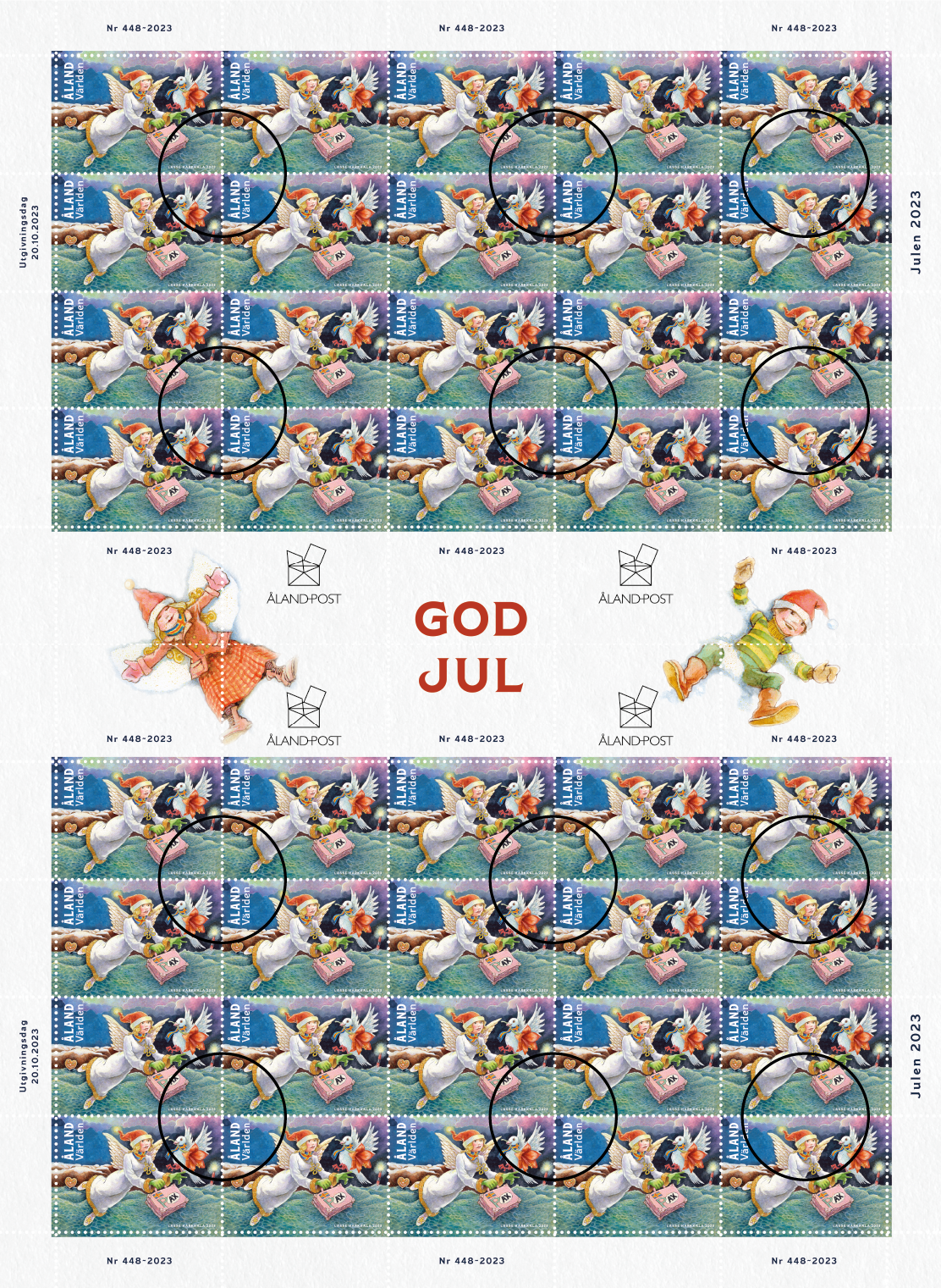 Joulu 2023, Rauhanenkeli -leimattu