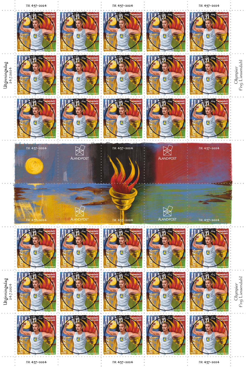 Olympiaurheilija Frej Liewendahl – leimattu