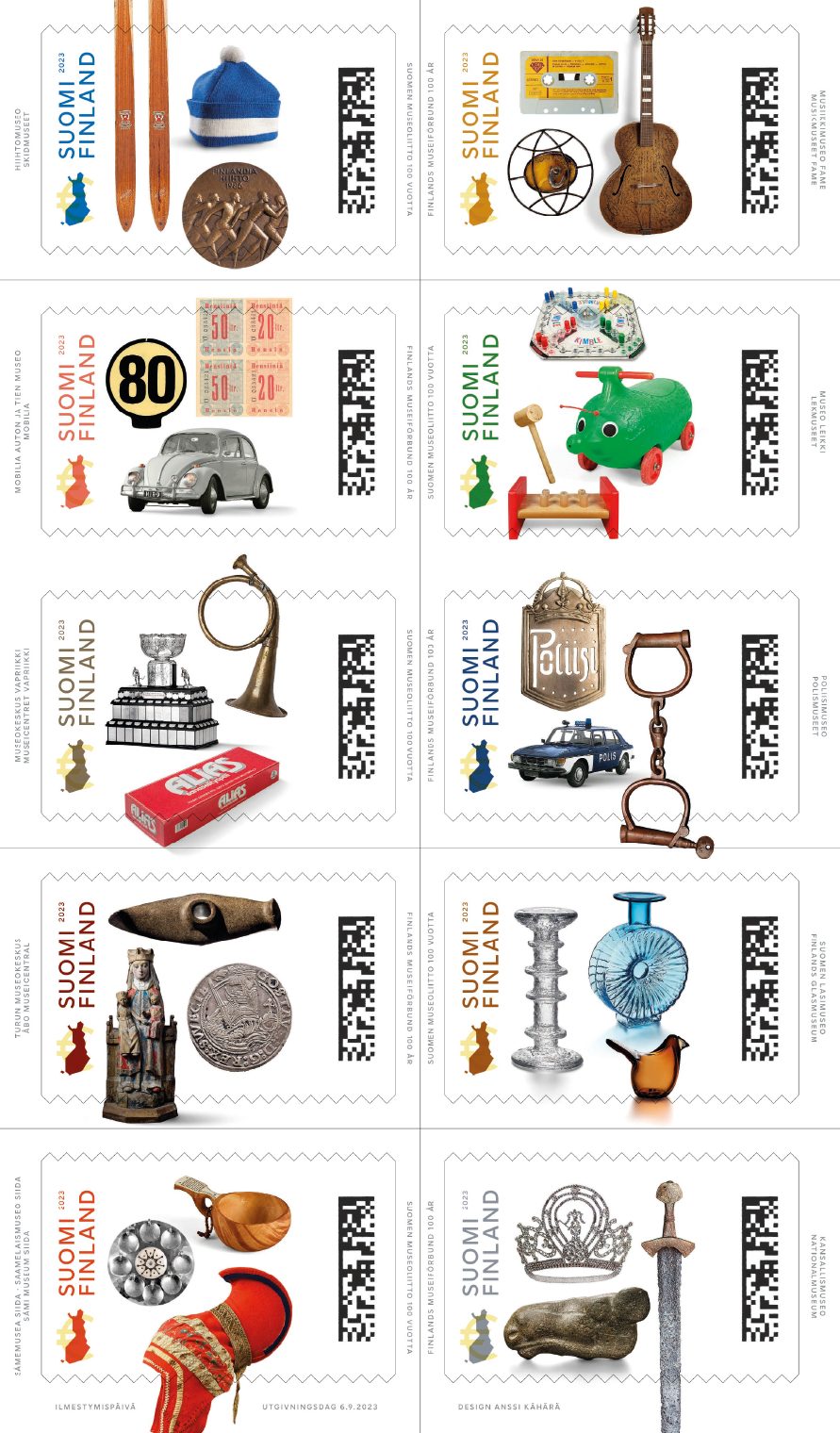 Finnish Museums Association 100 years -mint