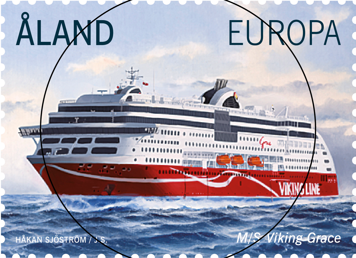 Passagerarfärjor, m/s Viking Grace - stämplat