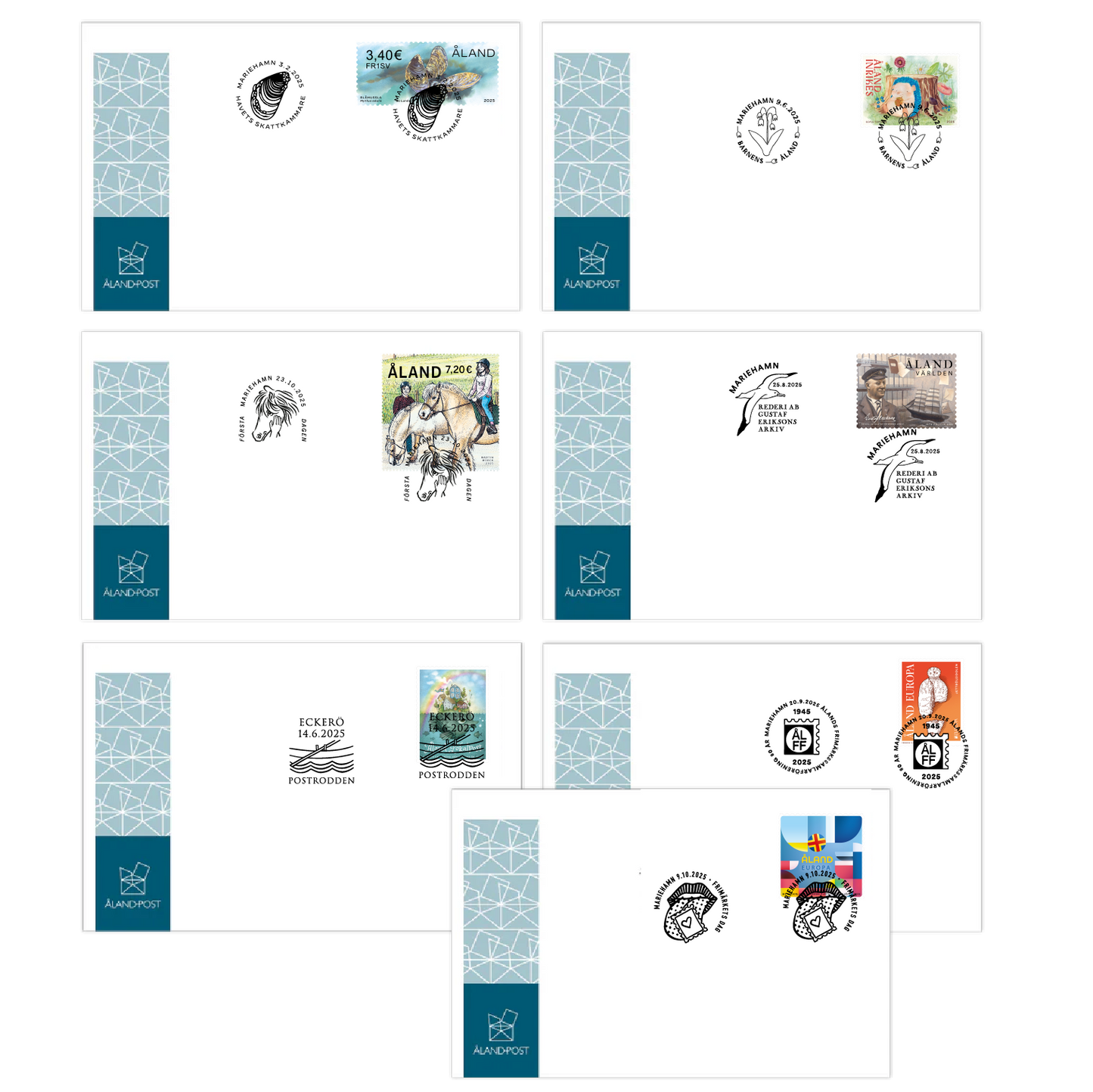 Specialstämplar, förpackning 2025