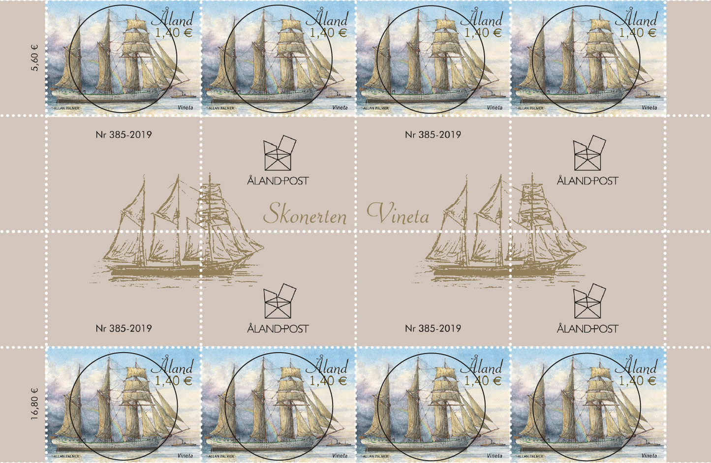 Purjealus Vineta -leimattu