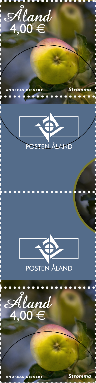 Ahvenanmaalaisia omenoita 2 -leimattu