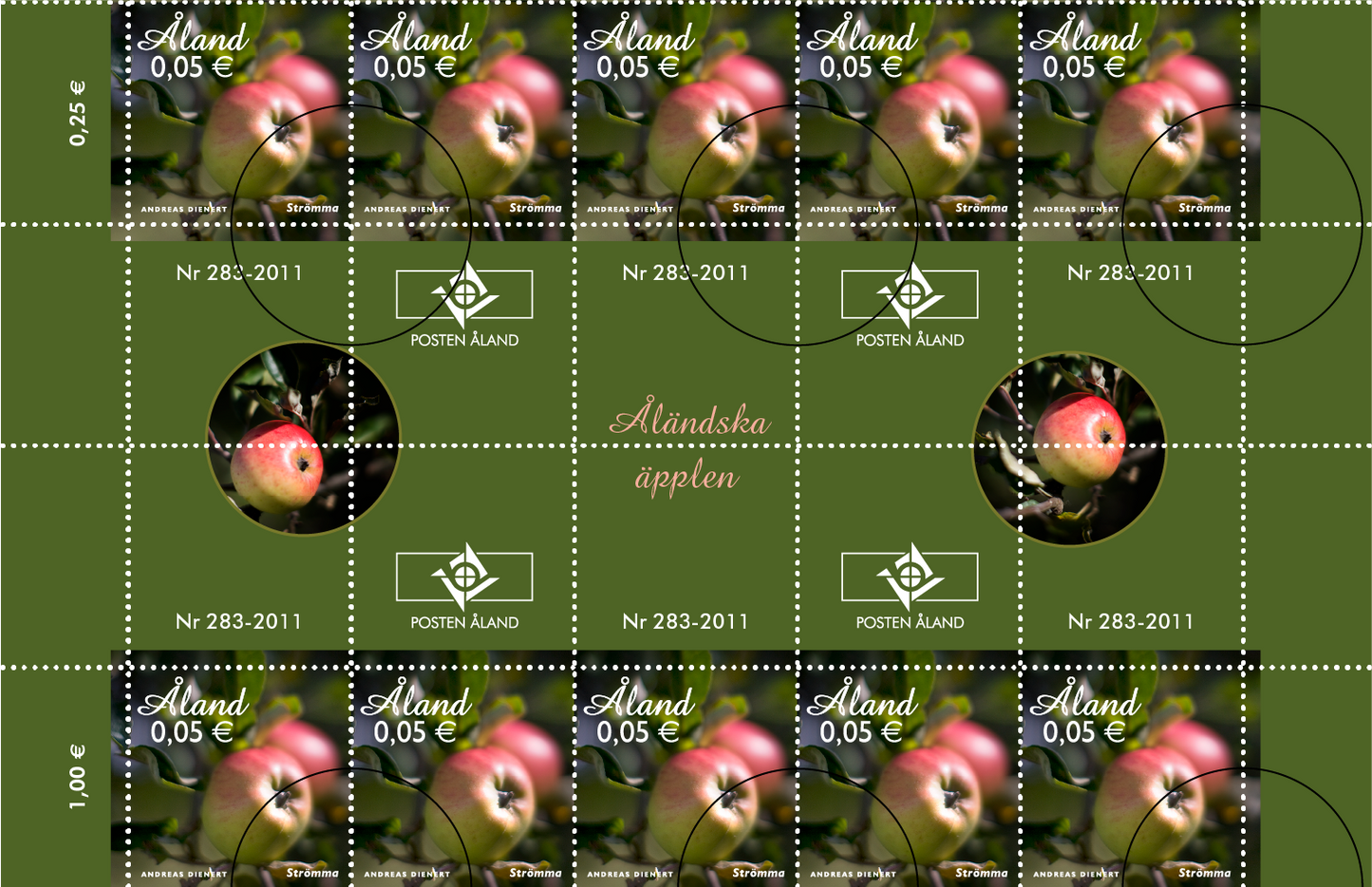 Ahvenanmaalaisia omenoita -leimattu