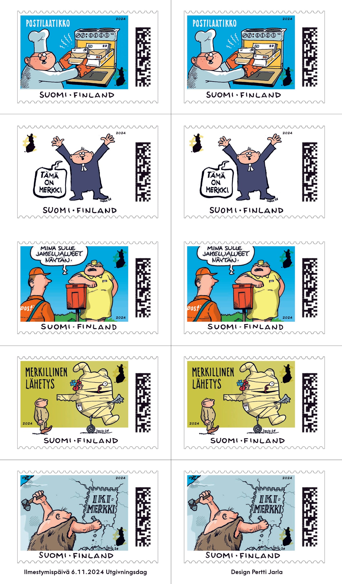 Comic Fingerpori – gestempelt