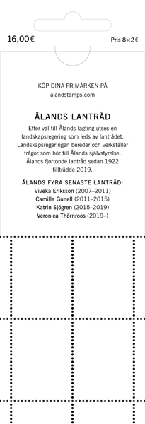 Ålands Regierungschefinnen -gestempelt