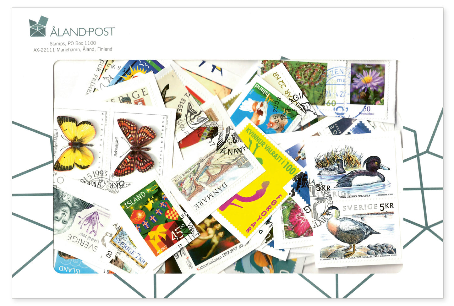 Mixed world mail clippings, 20 gram