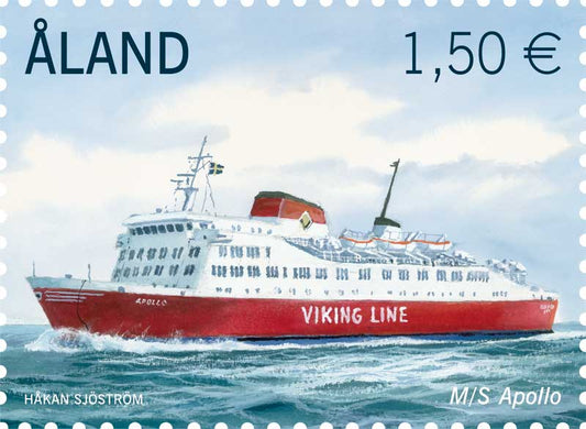 Passagerarfärjor, m/s Apollo -ostämplat