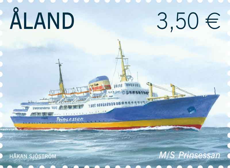 Passagerarfärjor, m/s Prinsessan -ostämplat