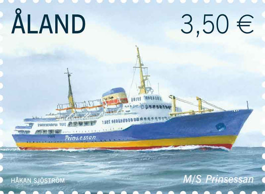 Passagerarfärjor, m/s Prinsessan -ostämplat