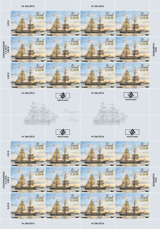 Segelfartyg, Altai -ostämplat