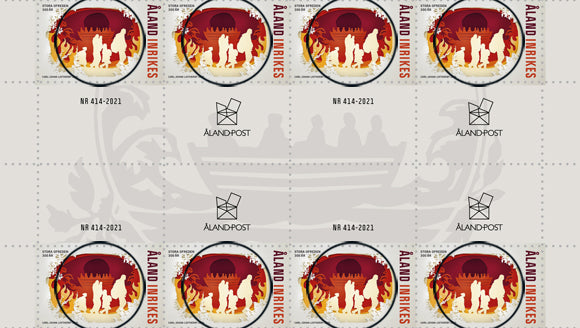 300 J. Grosser Nordischer Krieg -gestempelt