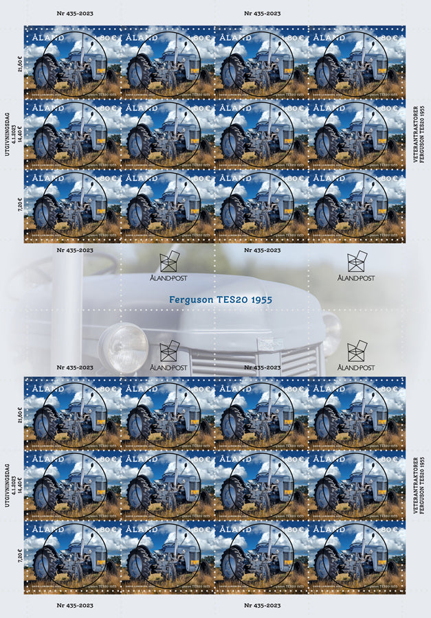 Oldtimer-Traktoren, Ferguson 1955 -gestempelt