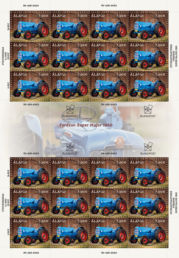 Oldtimer-Traktoren, Fordson Super Major 1960 -gestempelt