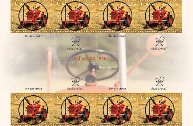 Oldtimer-Traktoren, Valmet 20, 1956 -gestempelt