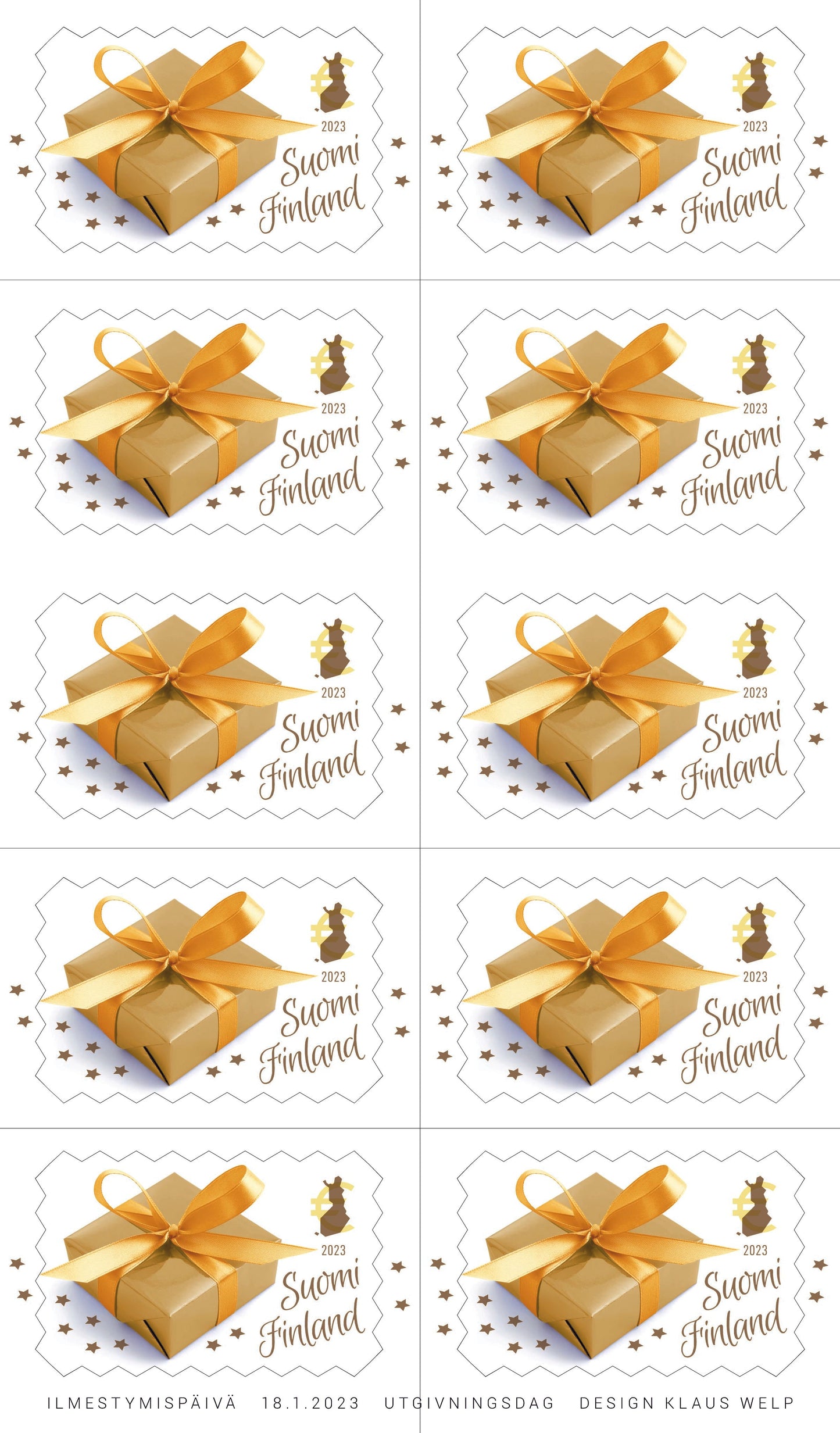 Kultainen lahja -leimattu