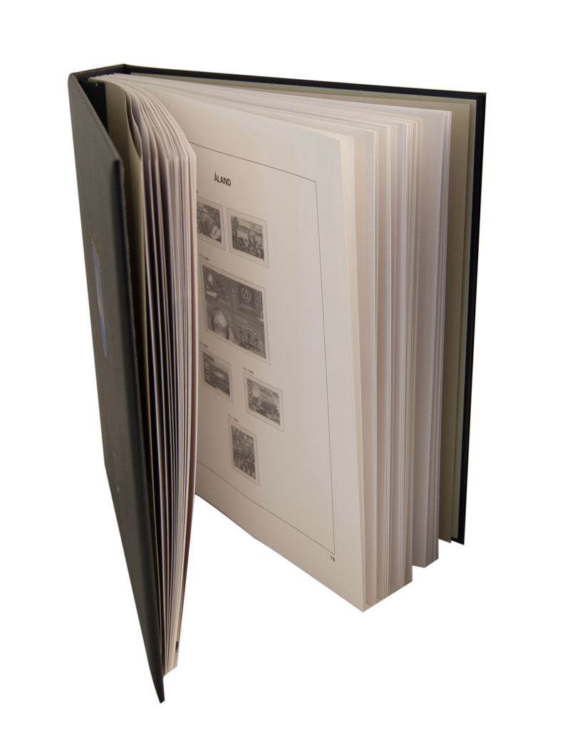 Luxe-album inkl. årsblad för frimärken 1984-2006