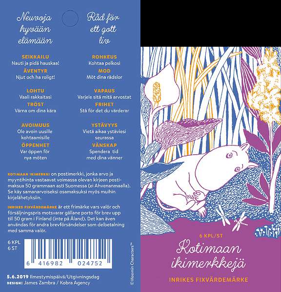 Moomins: Advice for a good life -mint