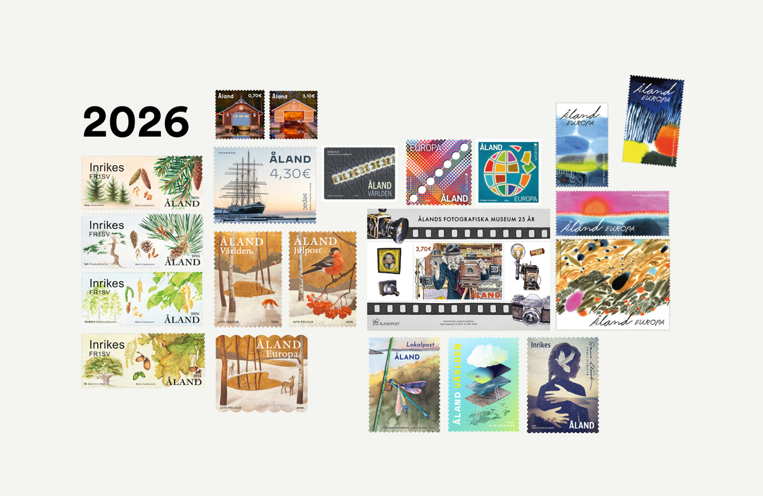 ÅLAND POSTS FRIMÄRKSPROGRAM 2026