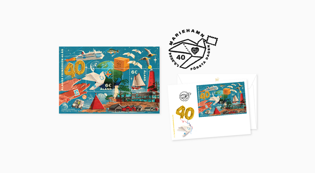 Ålands frimärken fyller 40 år