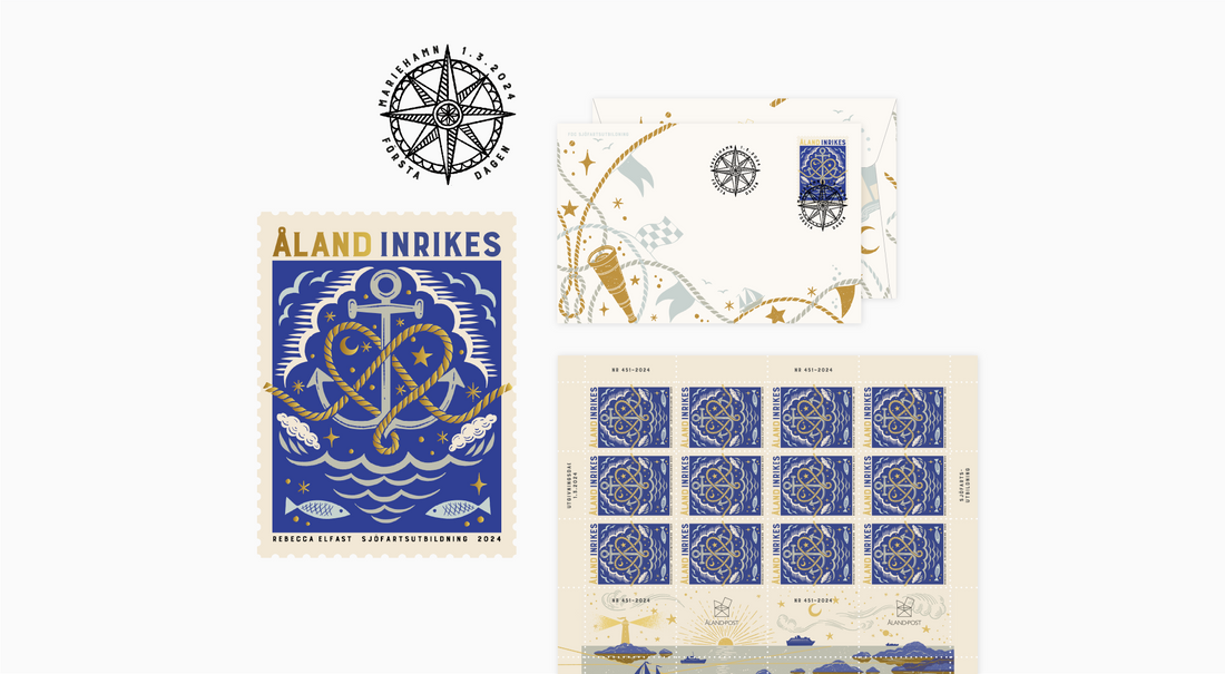 170 år av sjöfartsutbildning på Åland firas med frimärke