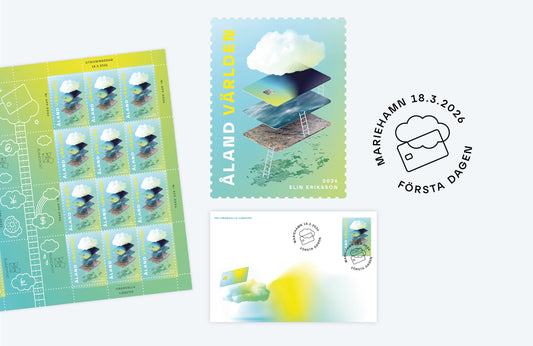 Frimärke lyfter fram fintech-pionjär från Åland