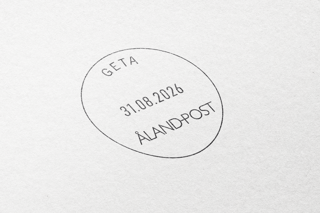 Postkontorstämpel Geta tas ur bruk 31 augusti 2026