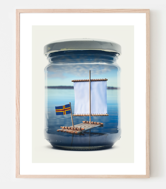 Artist’s Edition art print, Boat in a jar 