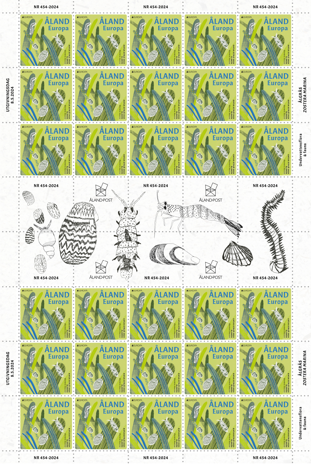 2024 Europa, underwater flora and fauna – mint