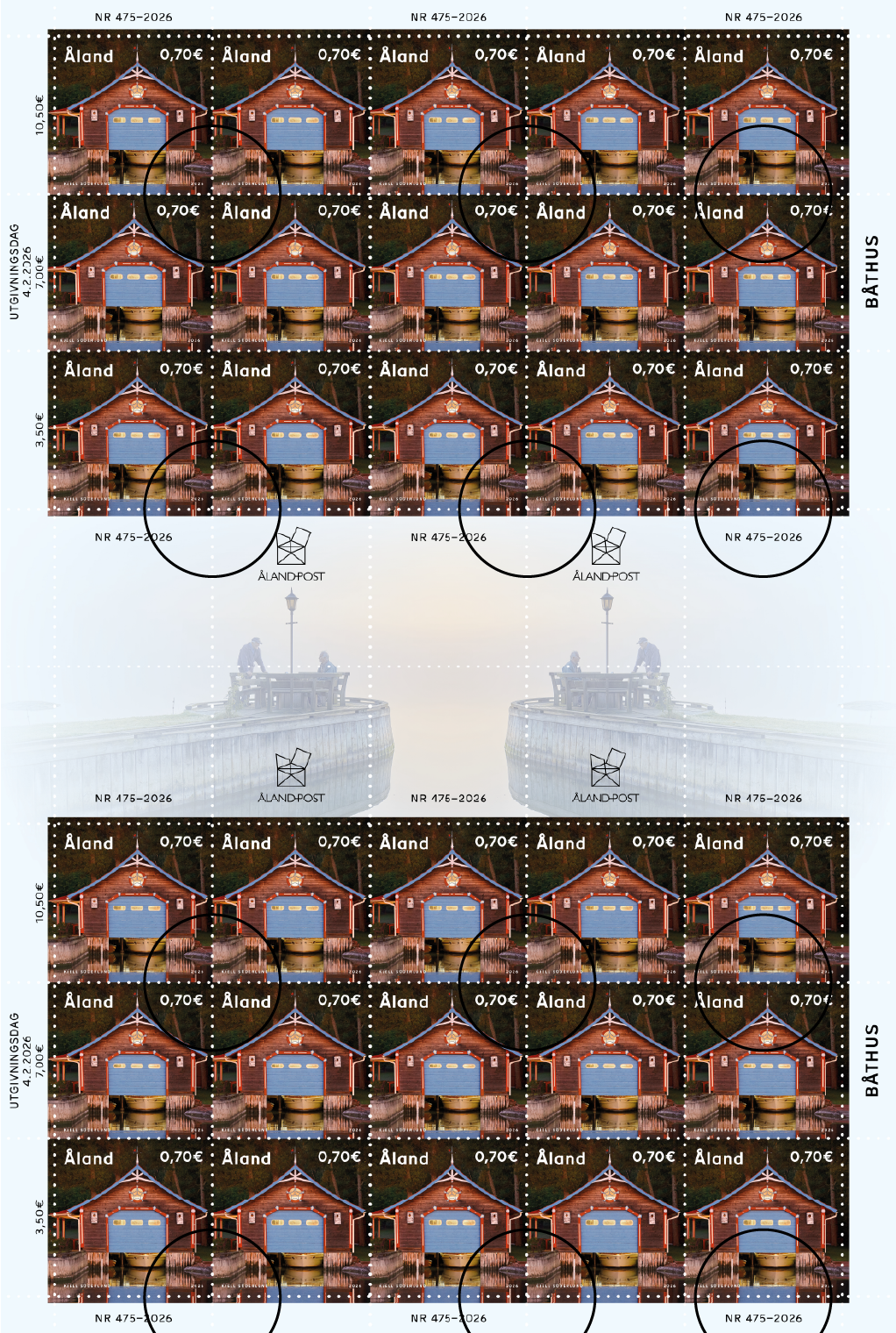 Venevaja, Kalmarnäs, Jomala - leimattu 