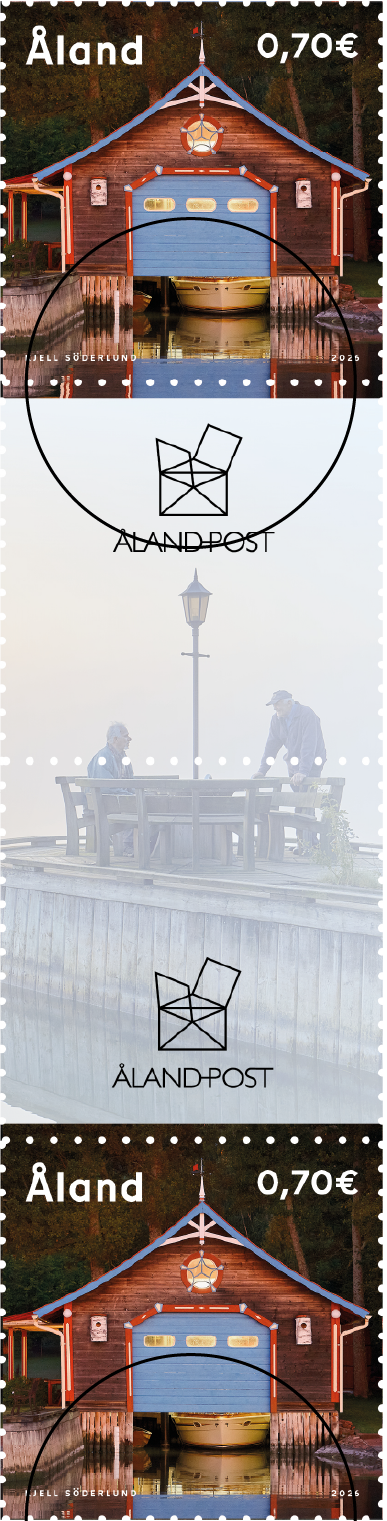 Venevaja, Kalmarnäs, Jomala - leimattu 