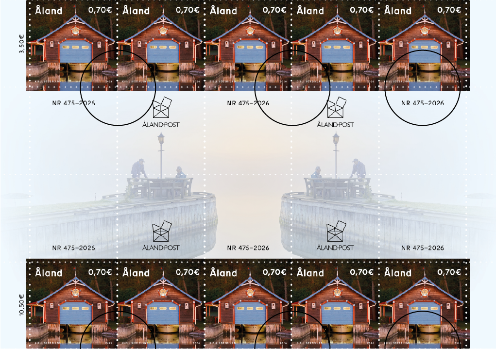 Venevaja, Kalmarnäs, Jomala - leimattu 