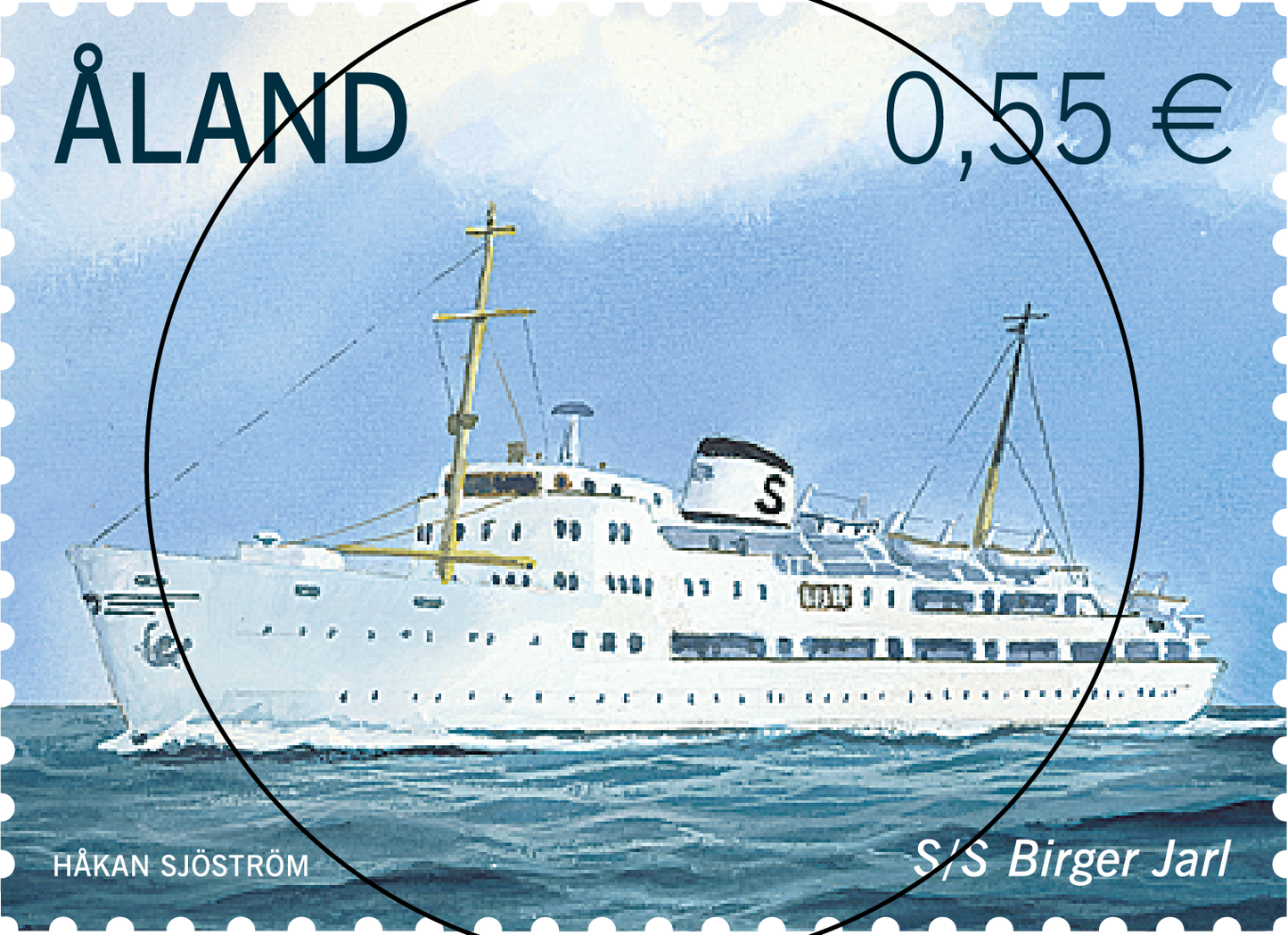 Passagerarfärjor, s/s Birger Jarl -stämplat
