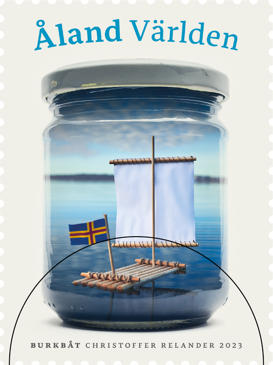 Bark boat in a jar -cancelled