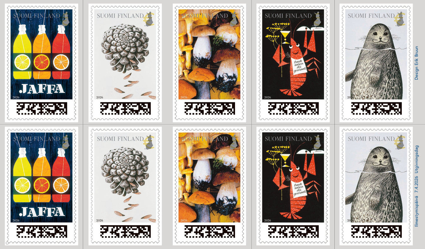 Erik Bruun 100 år – ostämplat