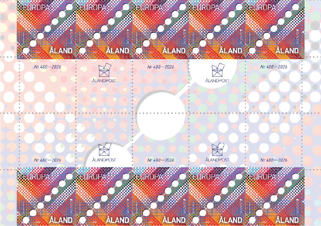 Europa 2026, Europafrimärket 70 år I – ostämplad
