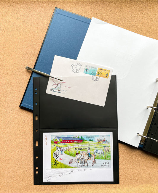 Sleeves for FDCs, postal stationery and maximum cards