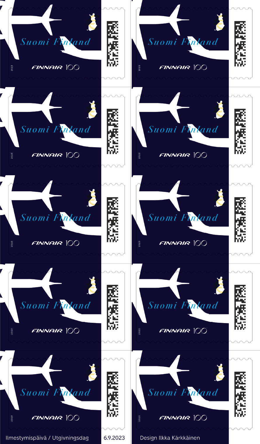 Finnair 100 years -mint