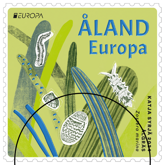 Europa 2024, undervattensflora & -fauna – stämplat