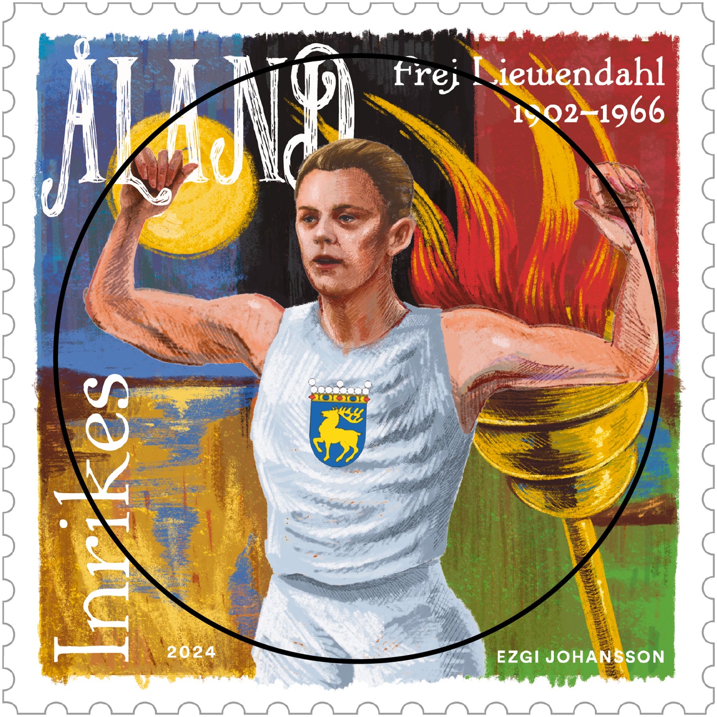 Olympiaurheilija Frej Liewendahl – leimattu