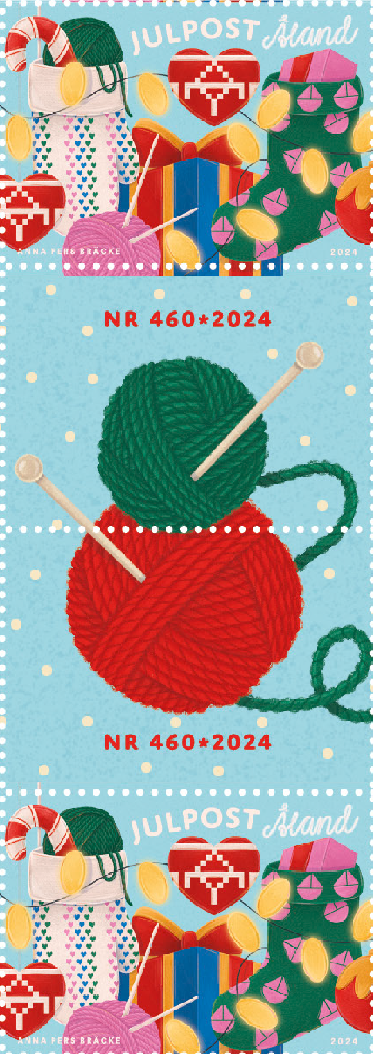 Christmas 2024, knitted I – mint 