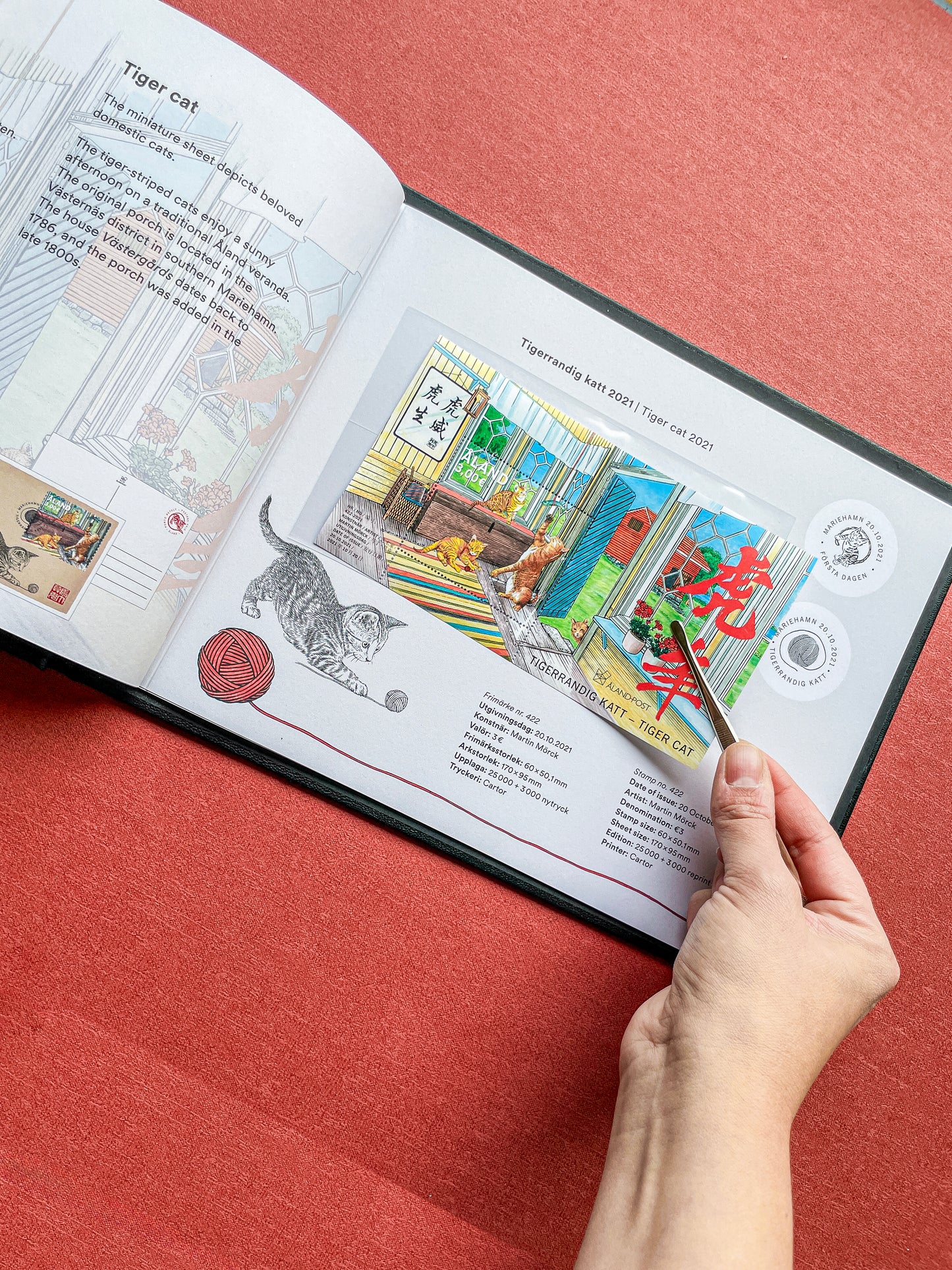 Ålands Briefmarken des chinesischen Tierkreises 2014–2025, Album