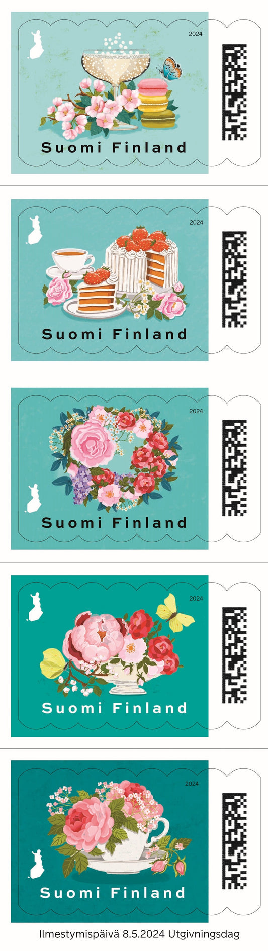 Zeit für Festlichkeiten – gestempelt