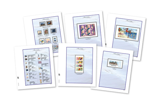 Subscription, year pages for stamps